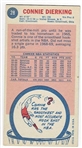 1969 Topps Basketball #28 Connie Dierking - Cincinnati Royals